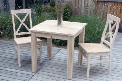 Dining set -1 tisch, 2 stühle