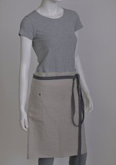 Unisex zástěra - obsluha - 100% len