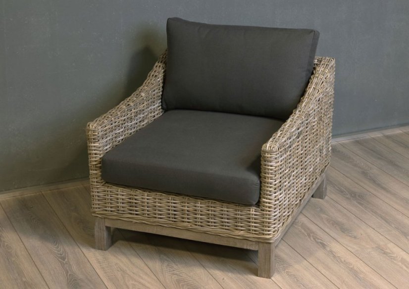 Armchair -  rattan - kubu
