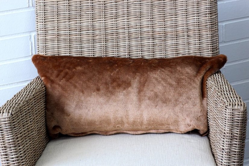 Cushion with filling - plush - 60 x 30 cm