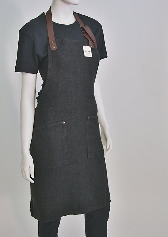 Apron - grill, bar - 100% linen