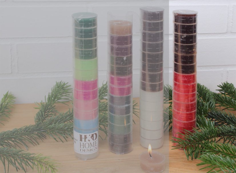 Candles - set 14 piece