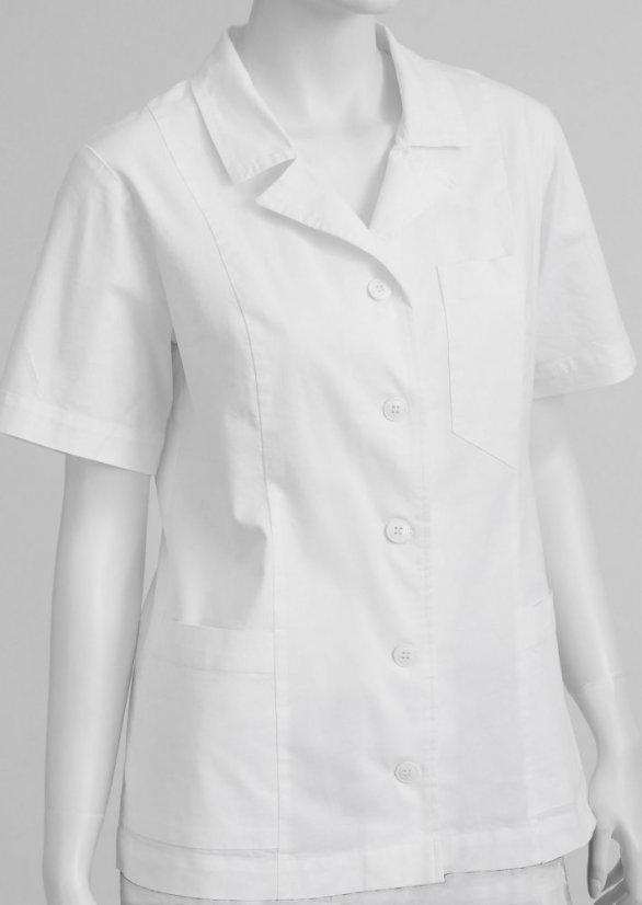 Damen berufs bluse - 96% baumwolle, 4% elastan - Größe: 46