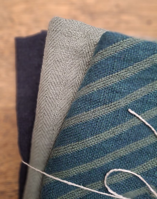 Linen kitchen towels - 3 pieces