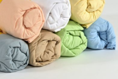 Fitted sheet 180 x 200 cm – 100% cotton - different colors