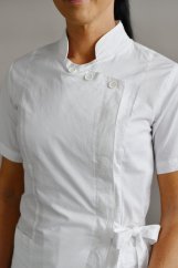 Damen berufs bluse - 96% baumwolle, 4% elastan