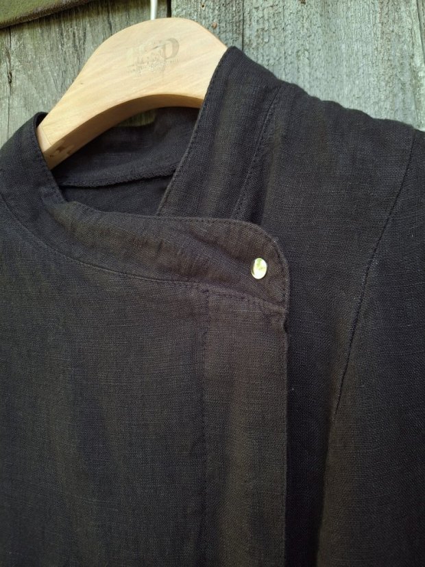 Chef coat jacket - for ladies -  100% linen - Size: XXL