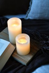 Luminiscenční svíčka - efekt plápolajícího ohně