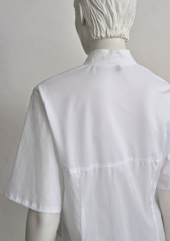 Chef coat jacket - for ladies -  96% cotton, 4% elastane - Size: L