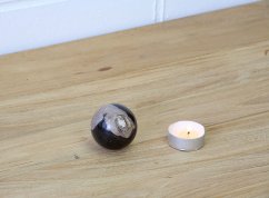 Ball - petrified wood