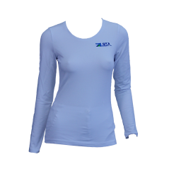 Damen t-shirt  - 95% baumwolle, 5% elastan