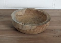 Bowl - root wood - teak