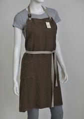 Unisex schürze - bedienung - 100% leinen