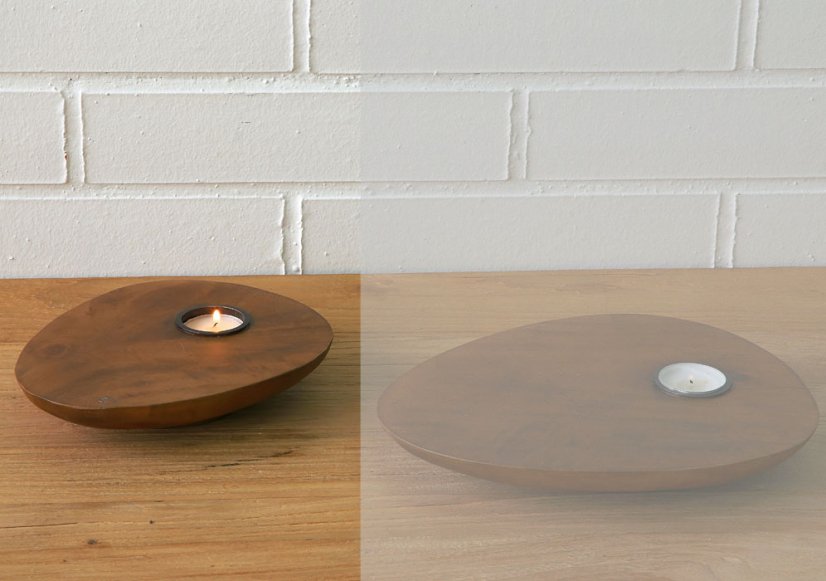 Candleholder - mango wood