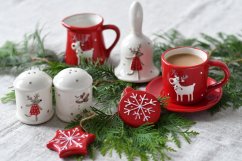 Cream jug - reindeer