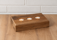 Candleholder - teak