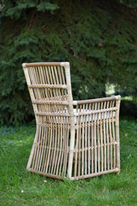 Armchair -  rattan