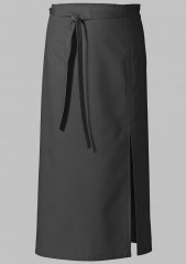Ladies apron with slit - service - 100% cotton
