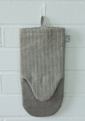 Oven glove - 100% linen