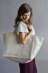 Extra large linen bag