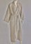 Bademantel aus Leinen unisex - natur beige