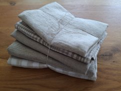 Kitchen towels - 5 pieces - 100% linen