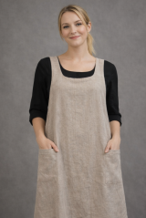 Leinen schürze