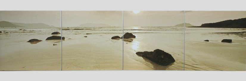 Bild, 4er-set - laminierte leinwand