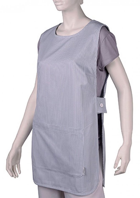 Ladies apron over head - 100% cotton - Size: 50-52