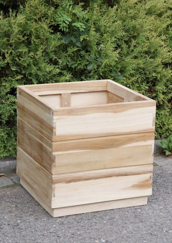 Blumentopf - teak