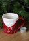 Vánoční keramika - hrnek - santa