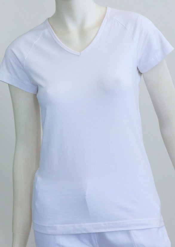 Damen t-shirt  - 95% baumwolle, 5% elastan - Größe: XXL
