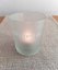 Glass candleholder