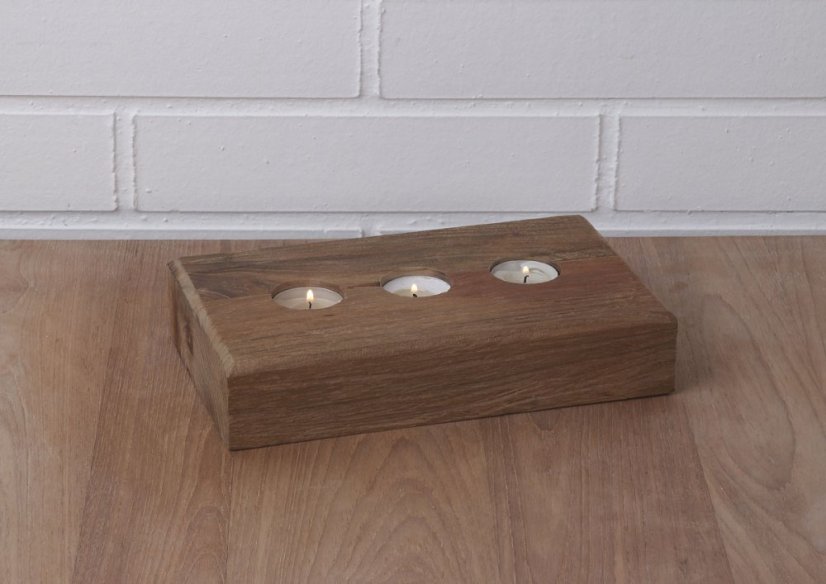Candleholder - teak