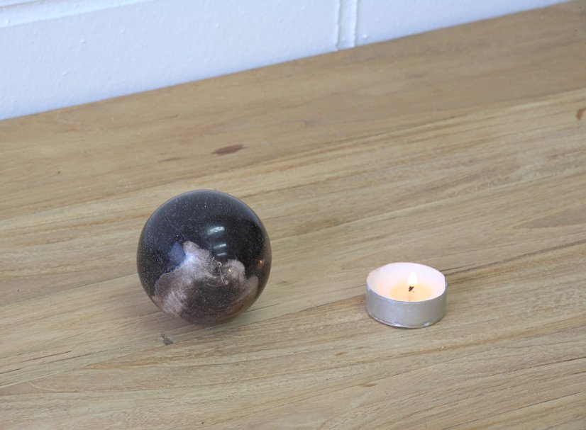 Ball - petrified wood