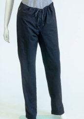 Damenhose - freier schnitt, bund an der spitze - 96% baumwolle, 4% elastan