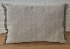 Povlak na polštář - 100% len  - 60 x 40 cm