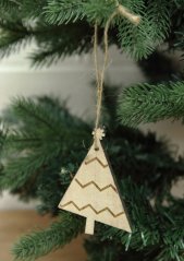 Decoration - christmas tree hinge