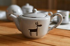 Decoration - tea pot - ceramics