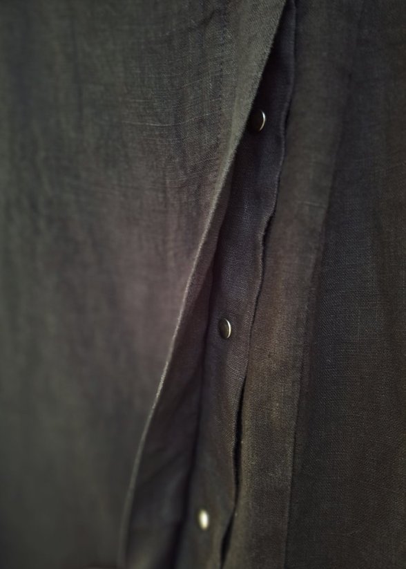 Chef coat jacket - for ladies -  100% linen - Size: L