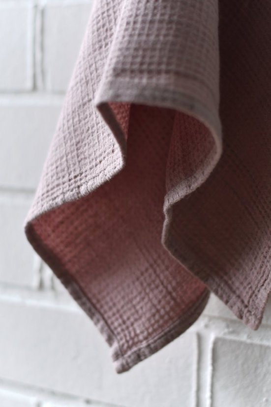 Kuchyňská vaflová utěrka - 3 ks - 72% len, 28% bavlna