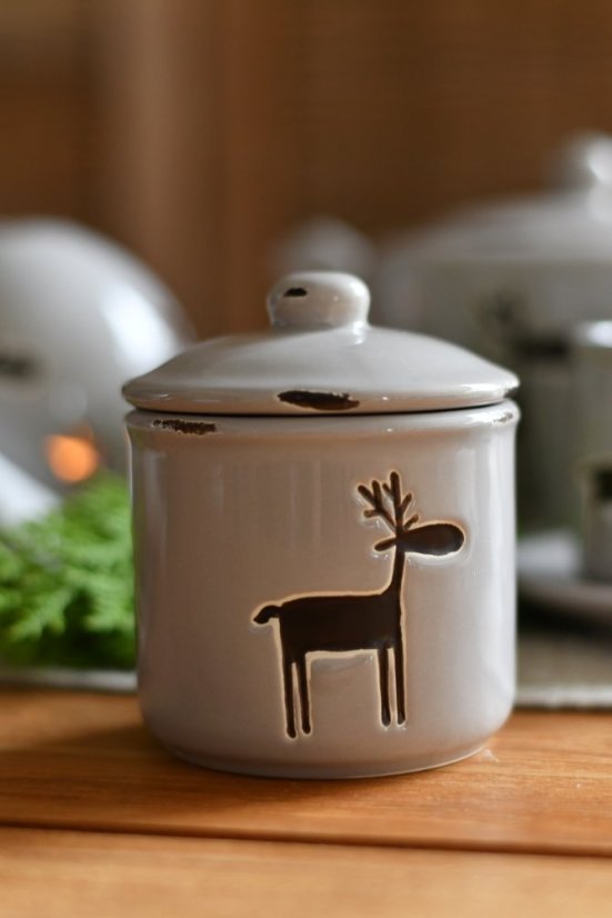 Decoration - sugar bowl - ceramics