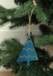 Decoration - christmas tree hinge