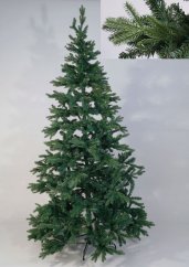 Vánoční stromek smrček - imitace pravého jehličí