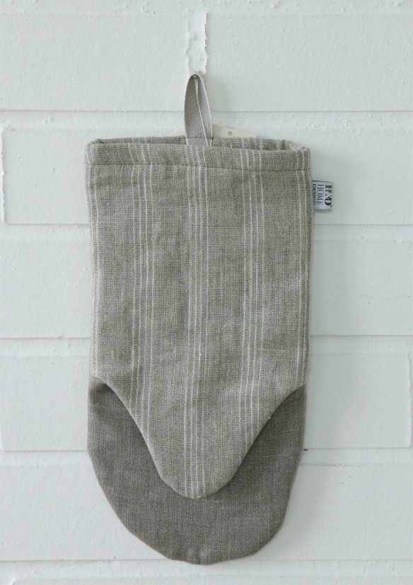 Oven glove - 100% linen