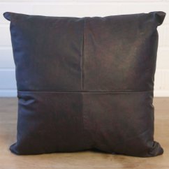 Cushion with filling - leather