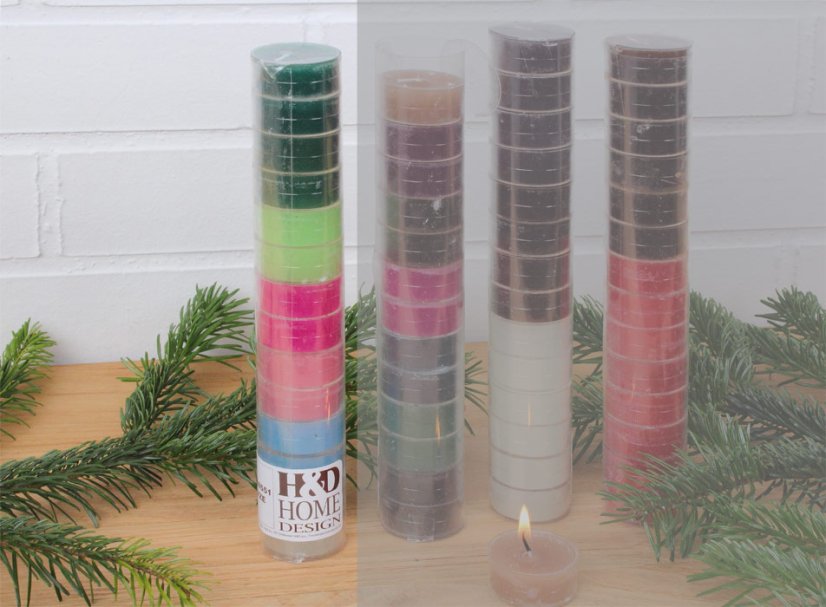 Candles - set 14 piece