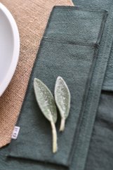 Cutlery pocket - 100% linen