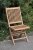 Folding chair - teak
