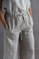 Wellness pants - 100% linen
